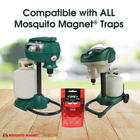 Adapter included in pack for Mosquito Magnet Traps.
