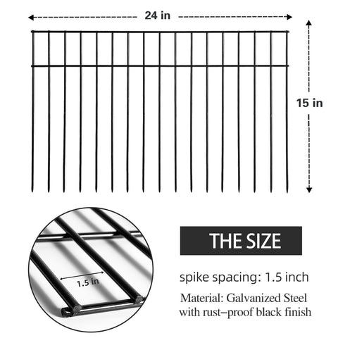 ADAVIN anti-rust coating keeps fencing durable in weather.