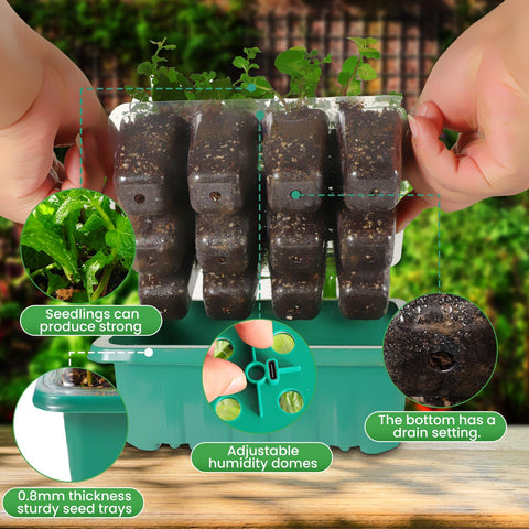 Adawook 3.35-inch high cover maximizing the growing space.
