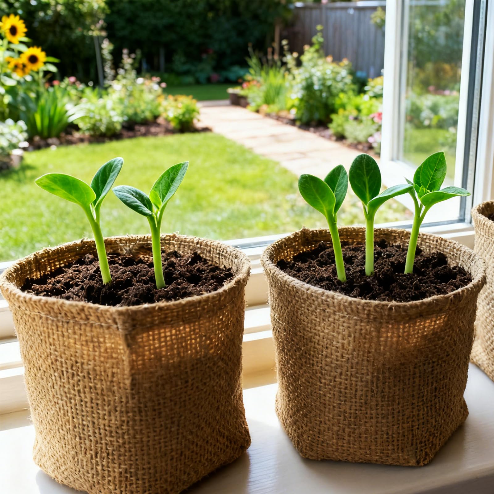 Adawook Coir Soil Pellets provide breathable, natural media for seed starting indoors.