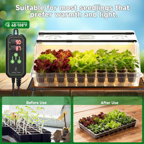 Adawook heat mat provides steady heat for healthy germination and root growth