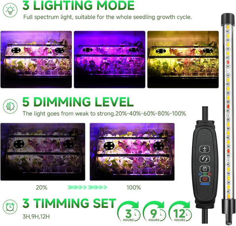 Adawook thermostat controlled heat mat maintains stable warmth for seeds