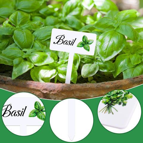 Adecortalk clear labels stay legible on pots and raised beds.