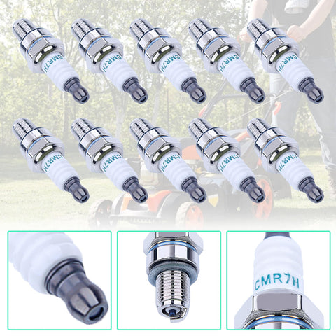Adefol 10-pack CMR7H plugs for Husqvarna 581362301 fit and compatibility