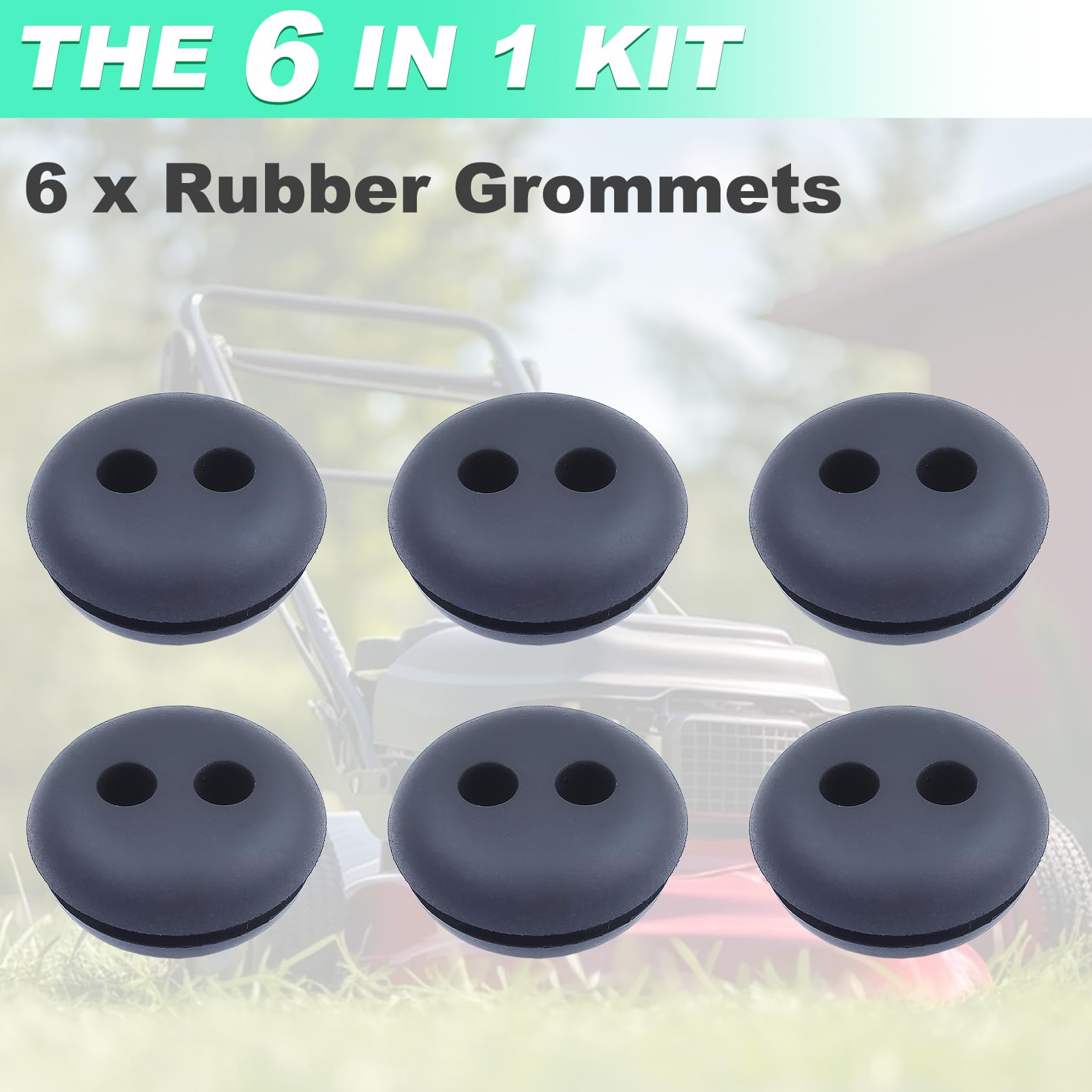 Secure fuel lines on 2-hole trimmers and prevent leaks.