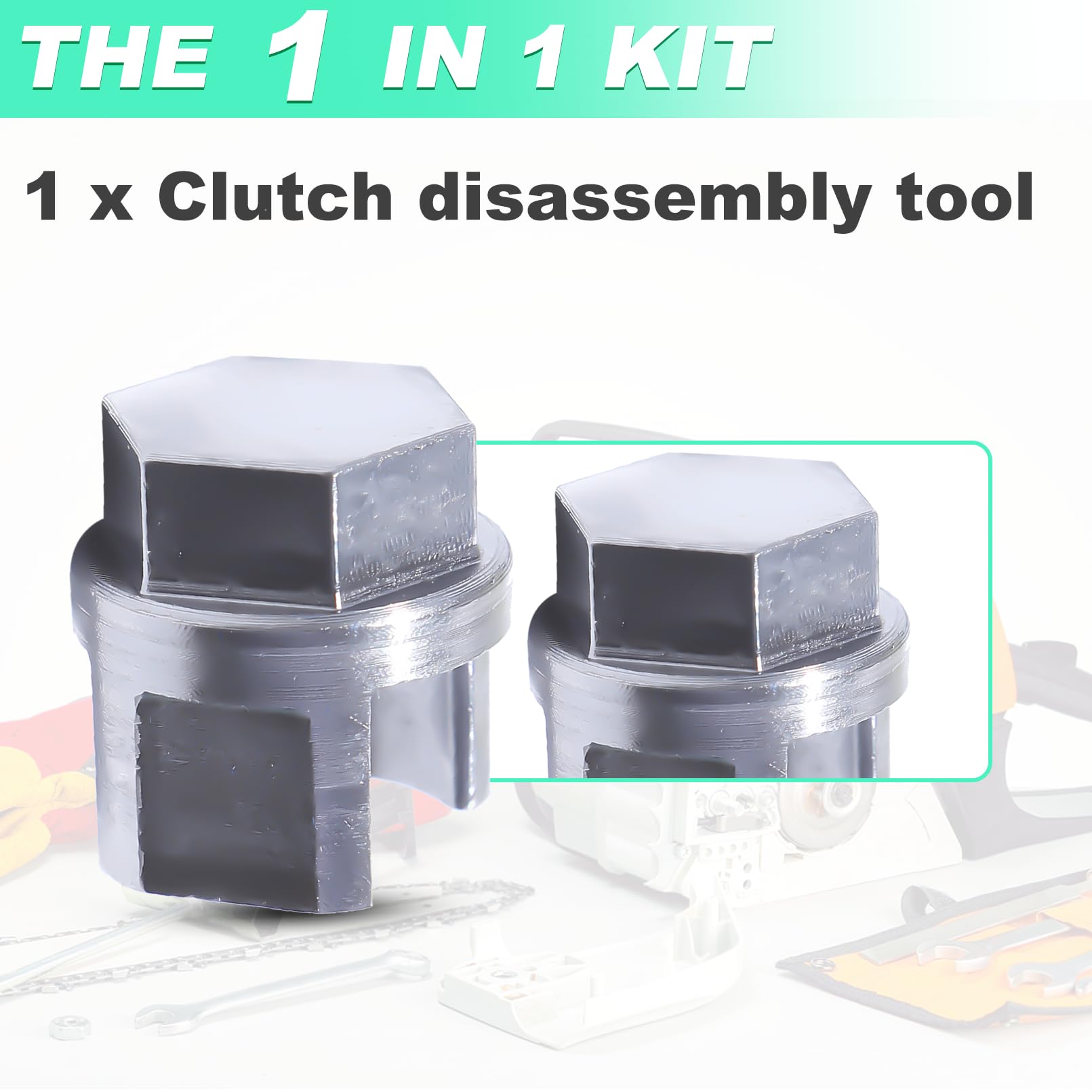Adefol packaging includes 1 clutch removal tool for easy storage.
