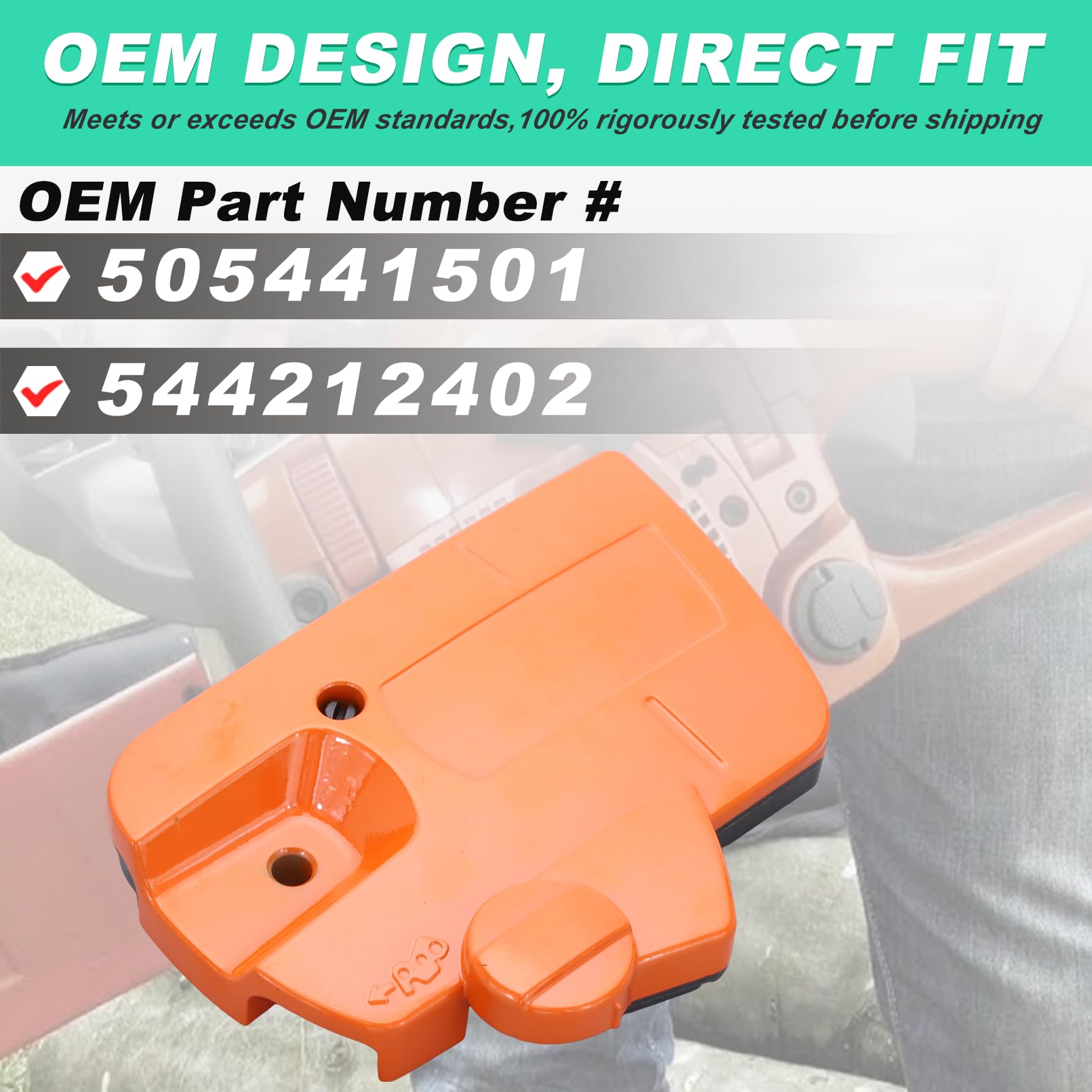 Adefol bar nuts pair provides sturdy bar connection during maintenance
