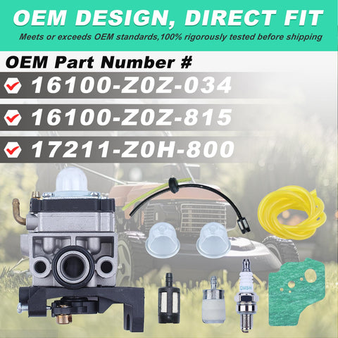 Adefol air filter for Honda GX35 kit helps protect the engine from dust and debris.