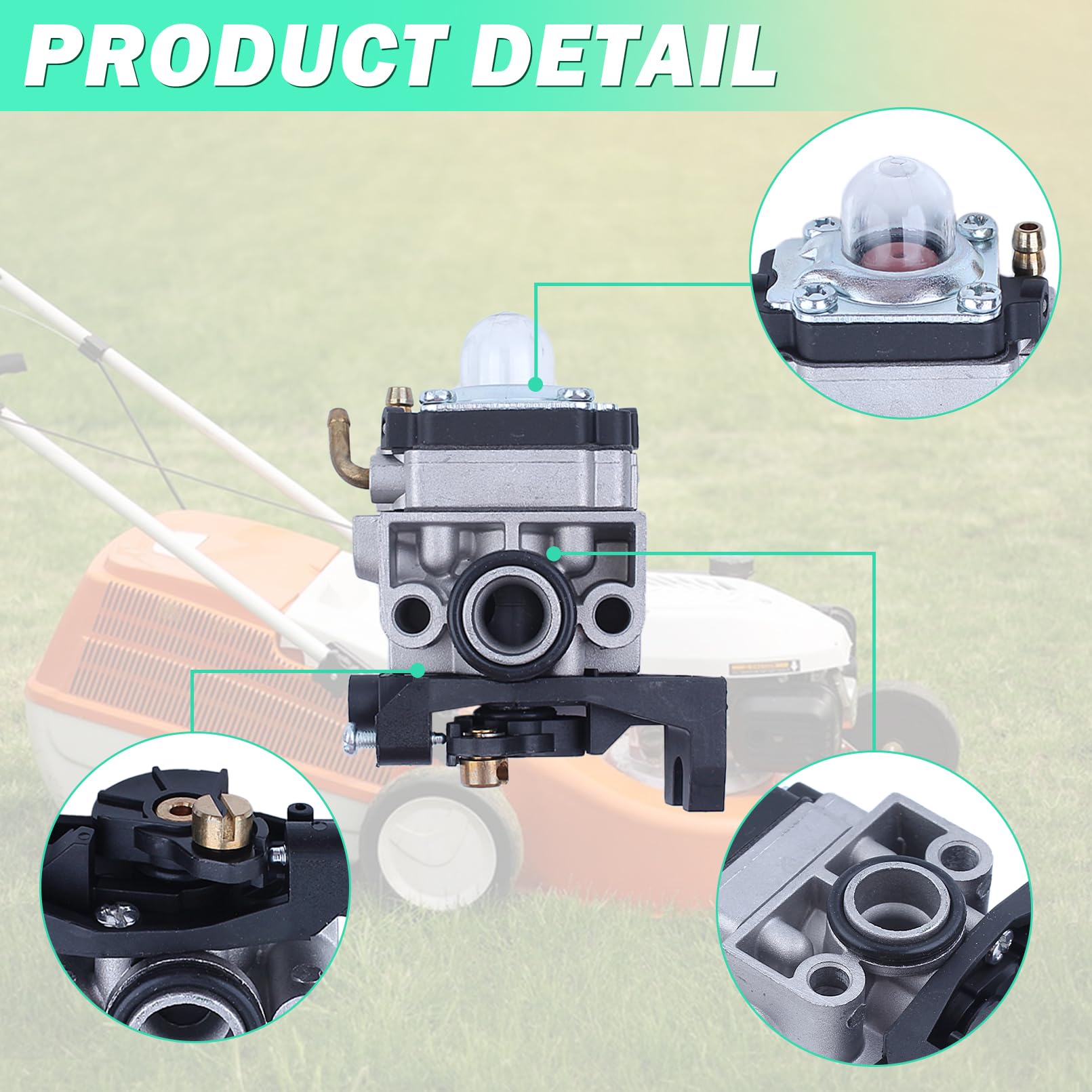 Adefol fuel filter for Honda GX35 kit promotes clean fuel flow and efficient combustion.