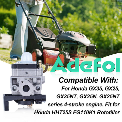 Adefol gasket for Honda GX35 carb kit ensuring a tight seal and stable engine performance.
