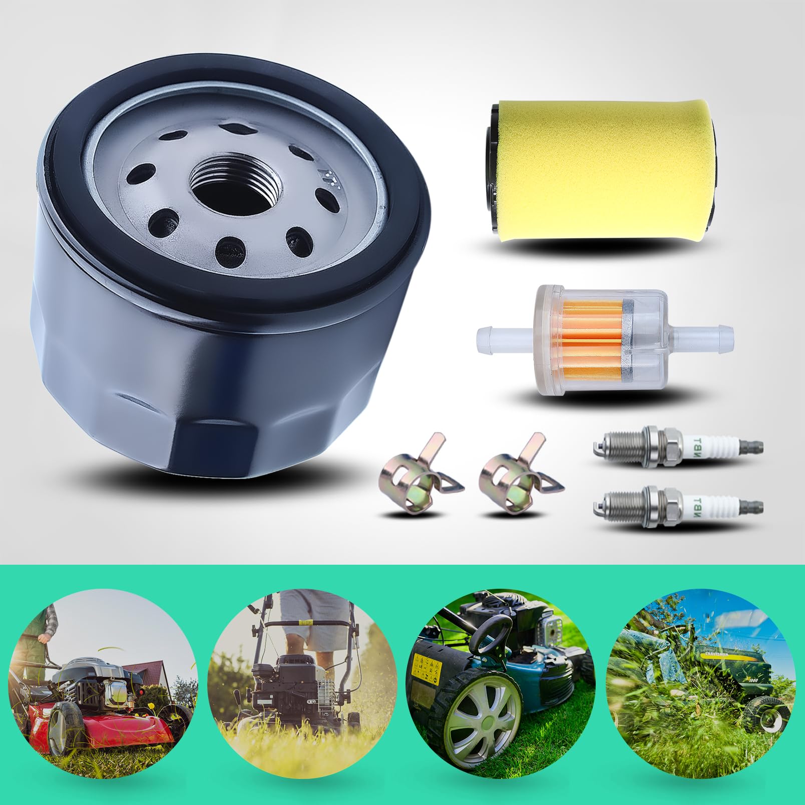 Adefol clamps for Husqvarna tune-up kit secure connections for a leak-free system