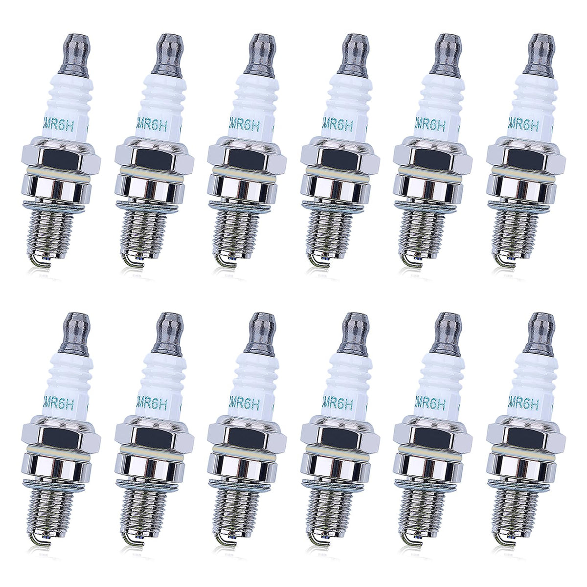 Adefol CMR6H spark plugs front view showing durable, install-ready design.