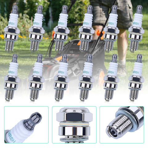 Adefol CMR6H plugs demonstrate Stihl compatibility across trimmers and blowers.