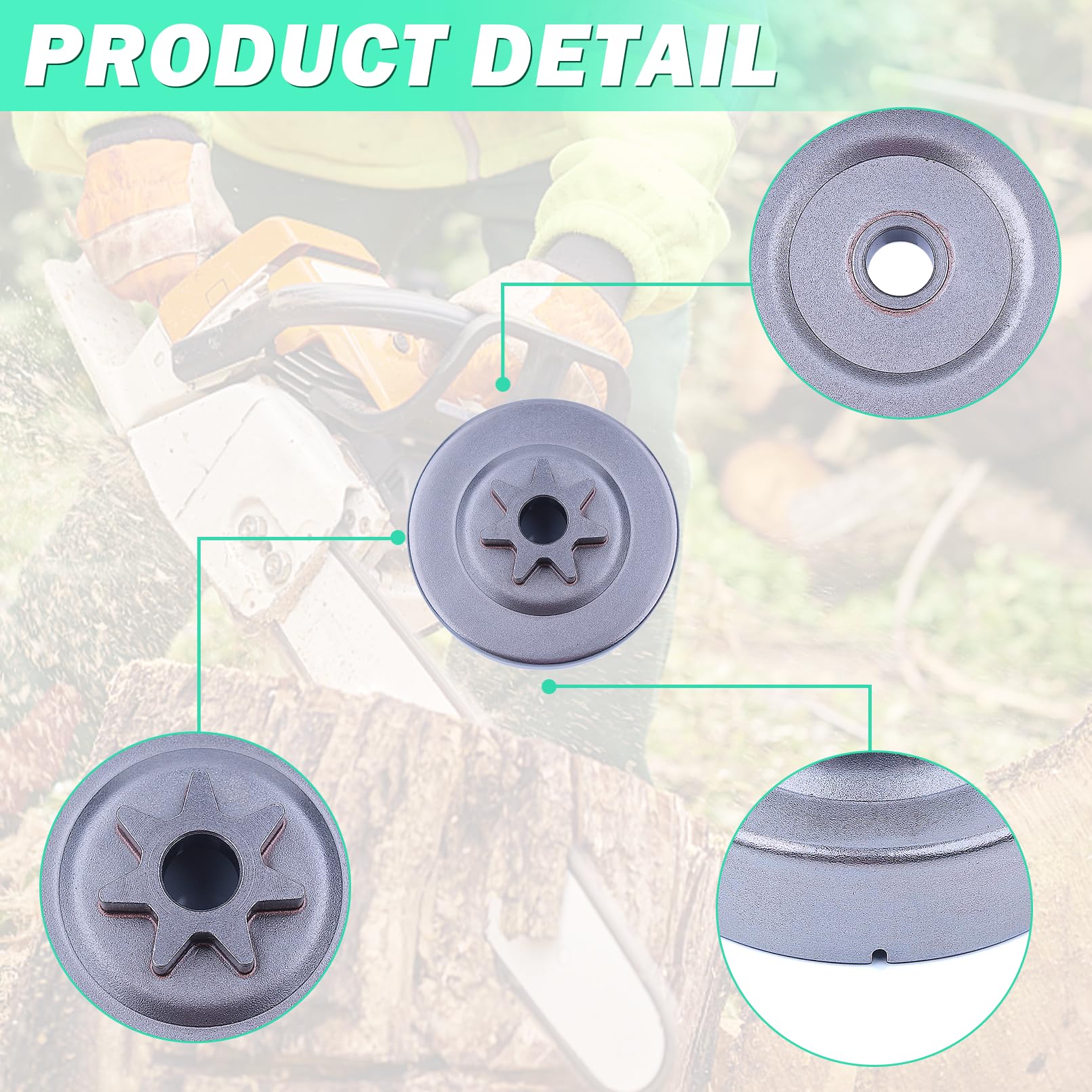 Adefol E-clip securing clutch drum components