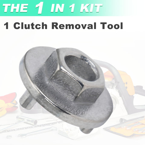 Adefol Echo CS-520 clutch removal tool designed for on-site repairs