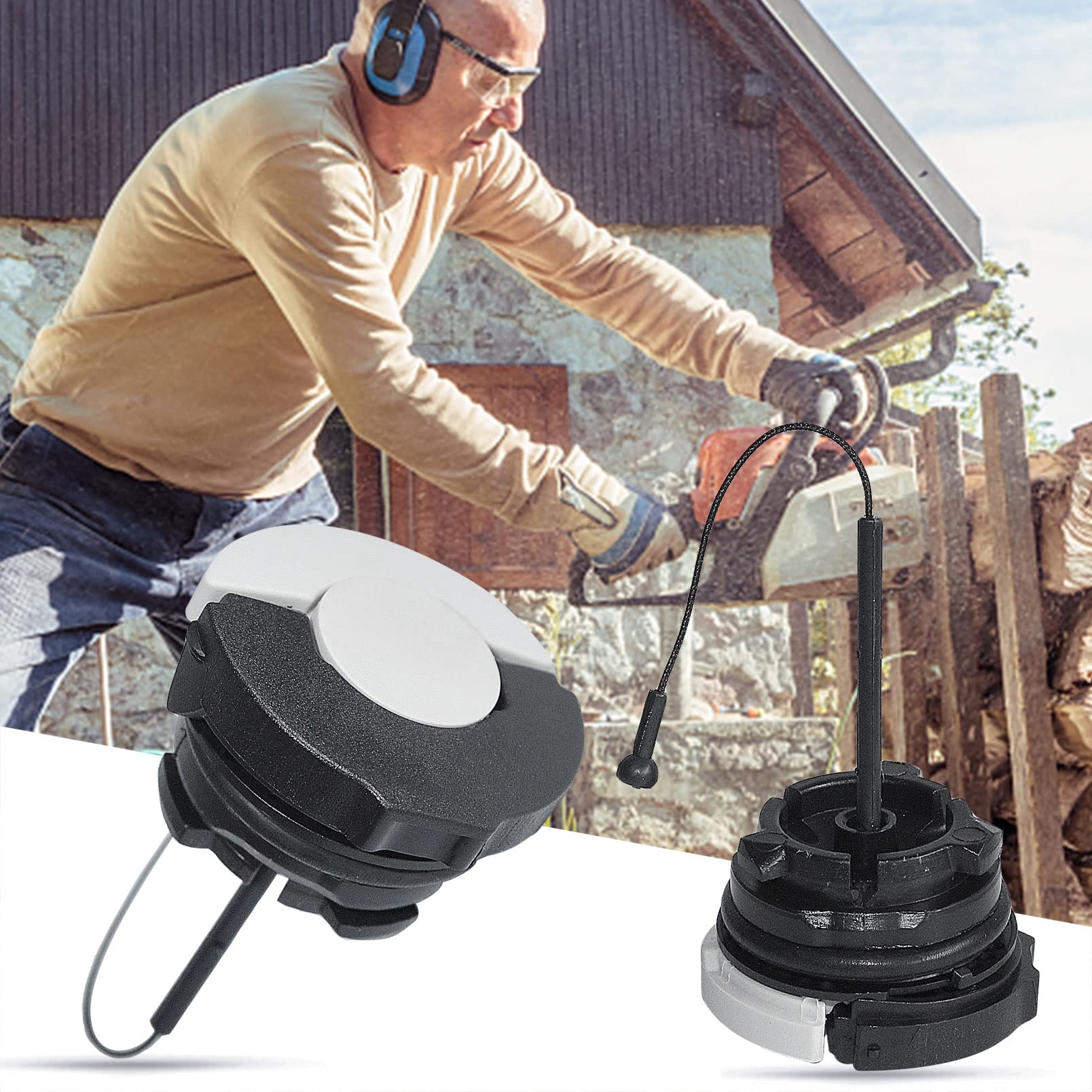 Adefol fuel cap for STIHL MS210; quick refueling and leak resistance.
