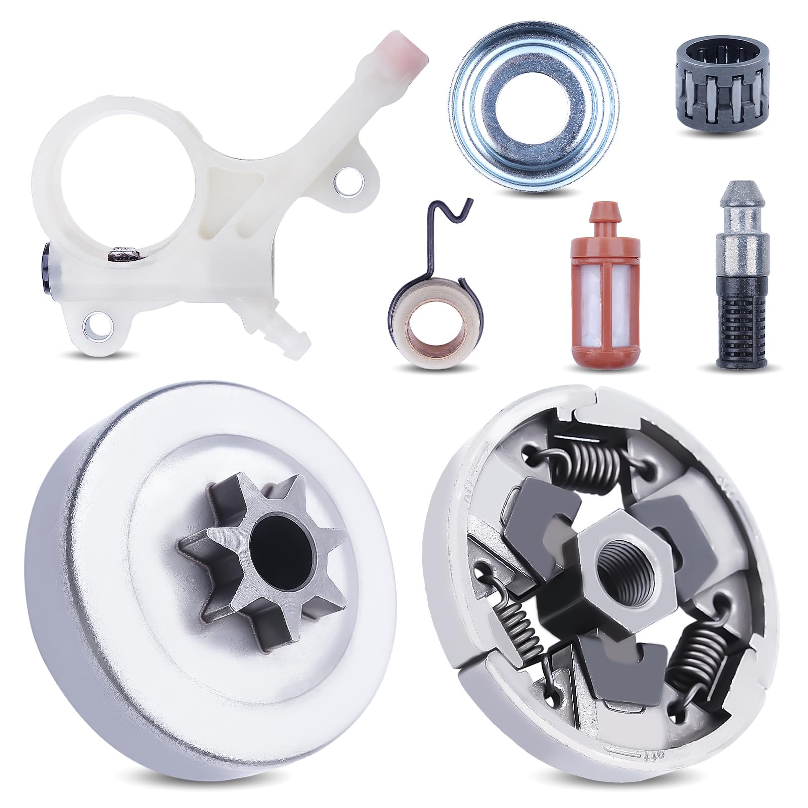 Adefol MS271 clutch drum in durable aluminum for reliable high-speed cutting