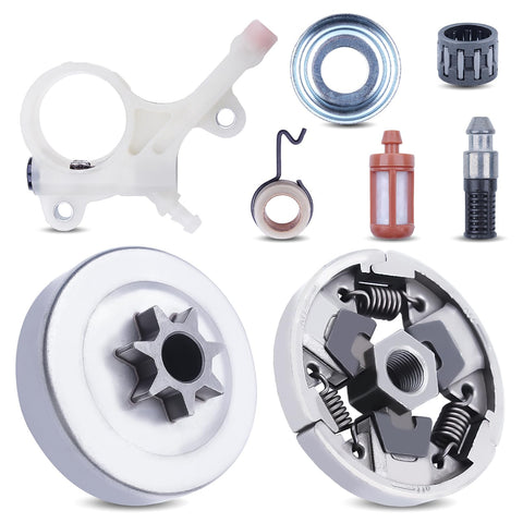 Adefol MS271 clutch drum in durable aluminum for reliable high-speed cutting