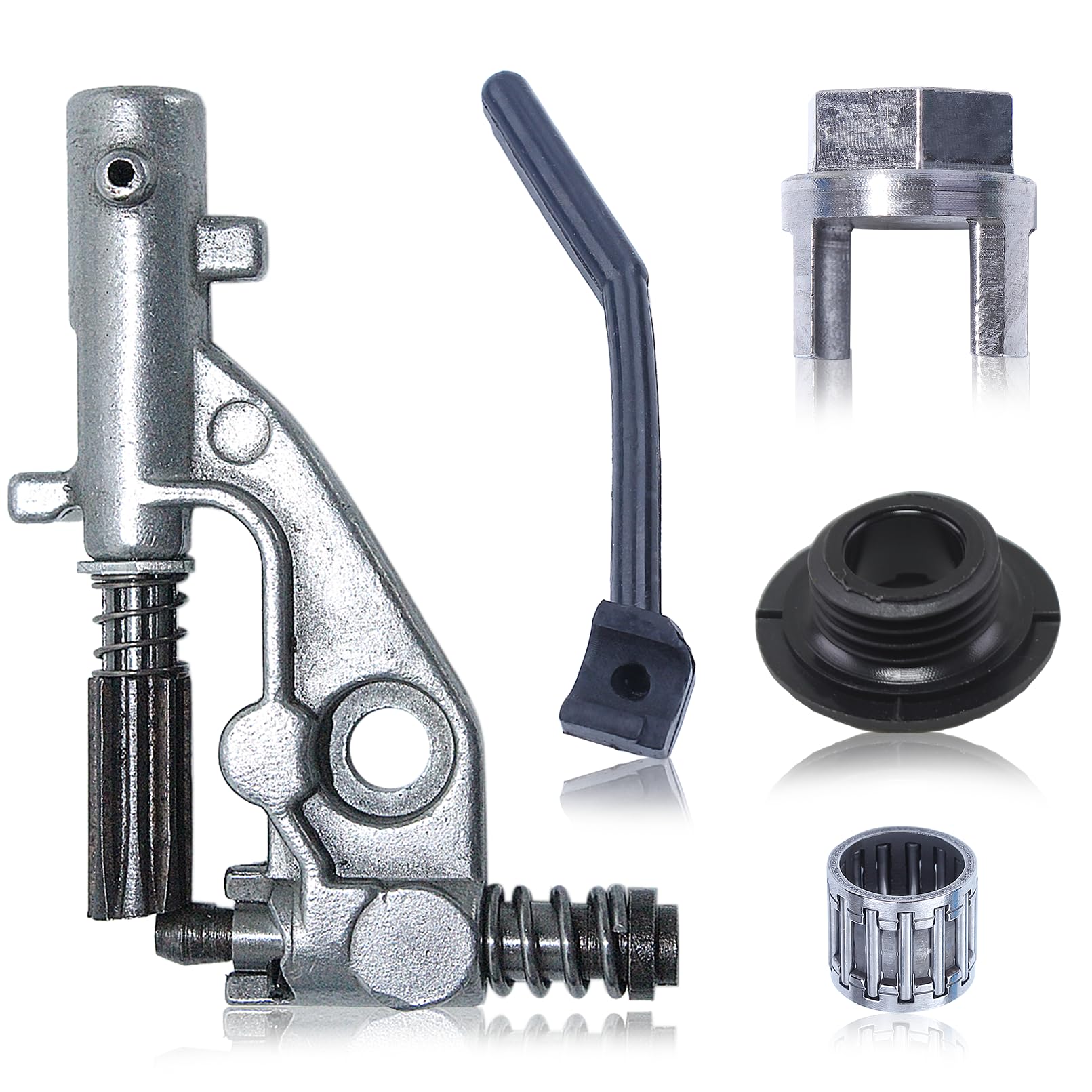 Adefol oil pump pressure line kit for Husqvarna 455 improves chain lubrication