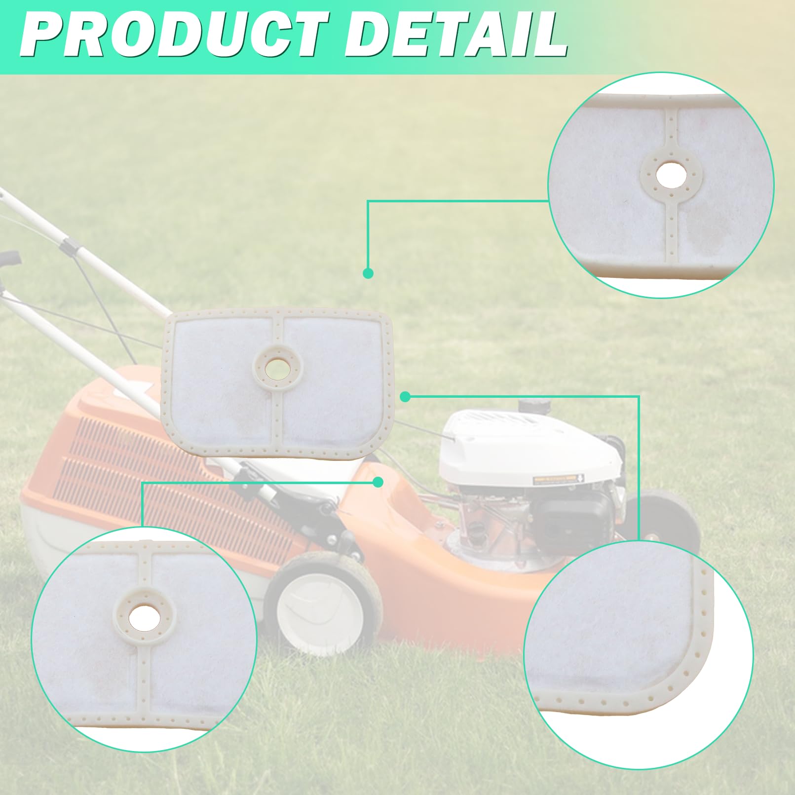 Adefol two-pack air filters and two-pack pre-cleaners for Husqvarna 525-series