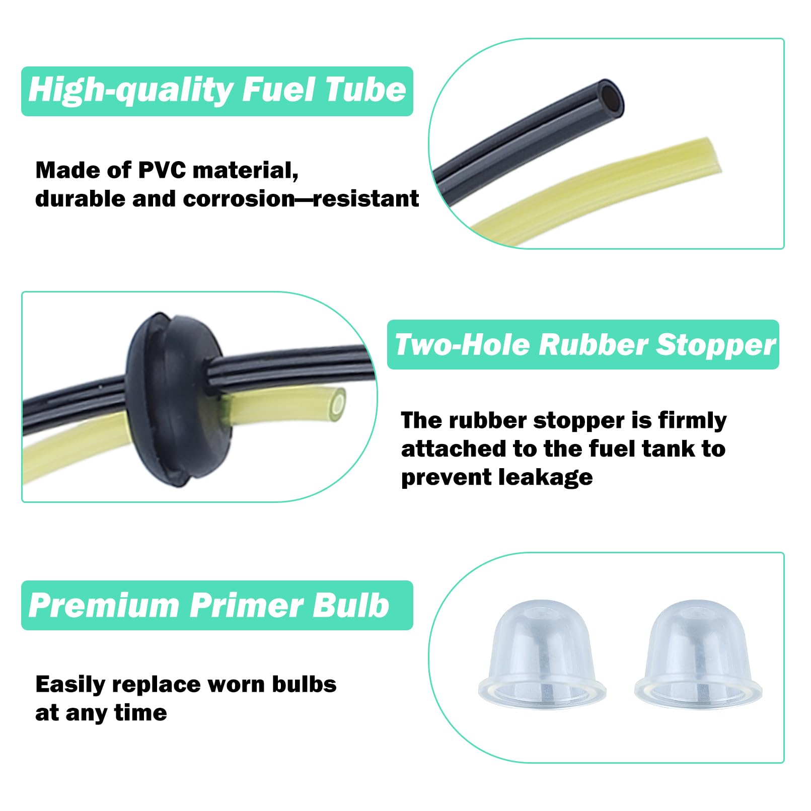 Adefol primer bulb kit for quick starts and stable operation