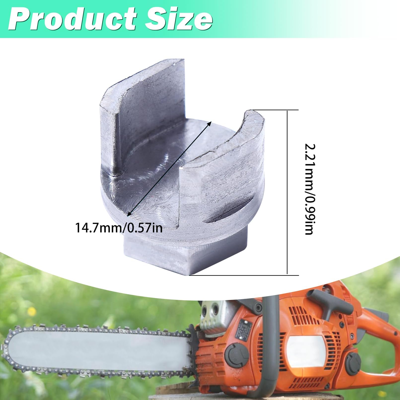 Adefol pump pinion for precise clutch engagement in Husqvarna saws