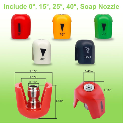 Adefol 25-degree spray tip for SPX3000 covers larger areas efficiently.