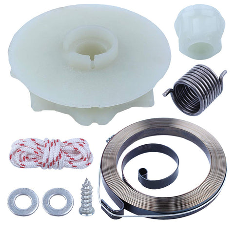 Adefol starter spring with hub for Poulan chainsaws.