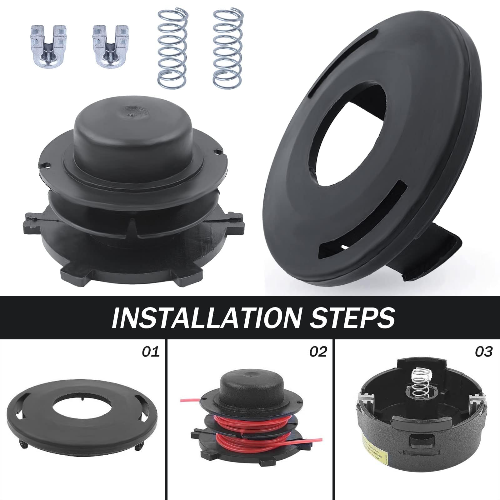 Adefol spring pack for 25-2 head ensuring quick reset