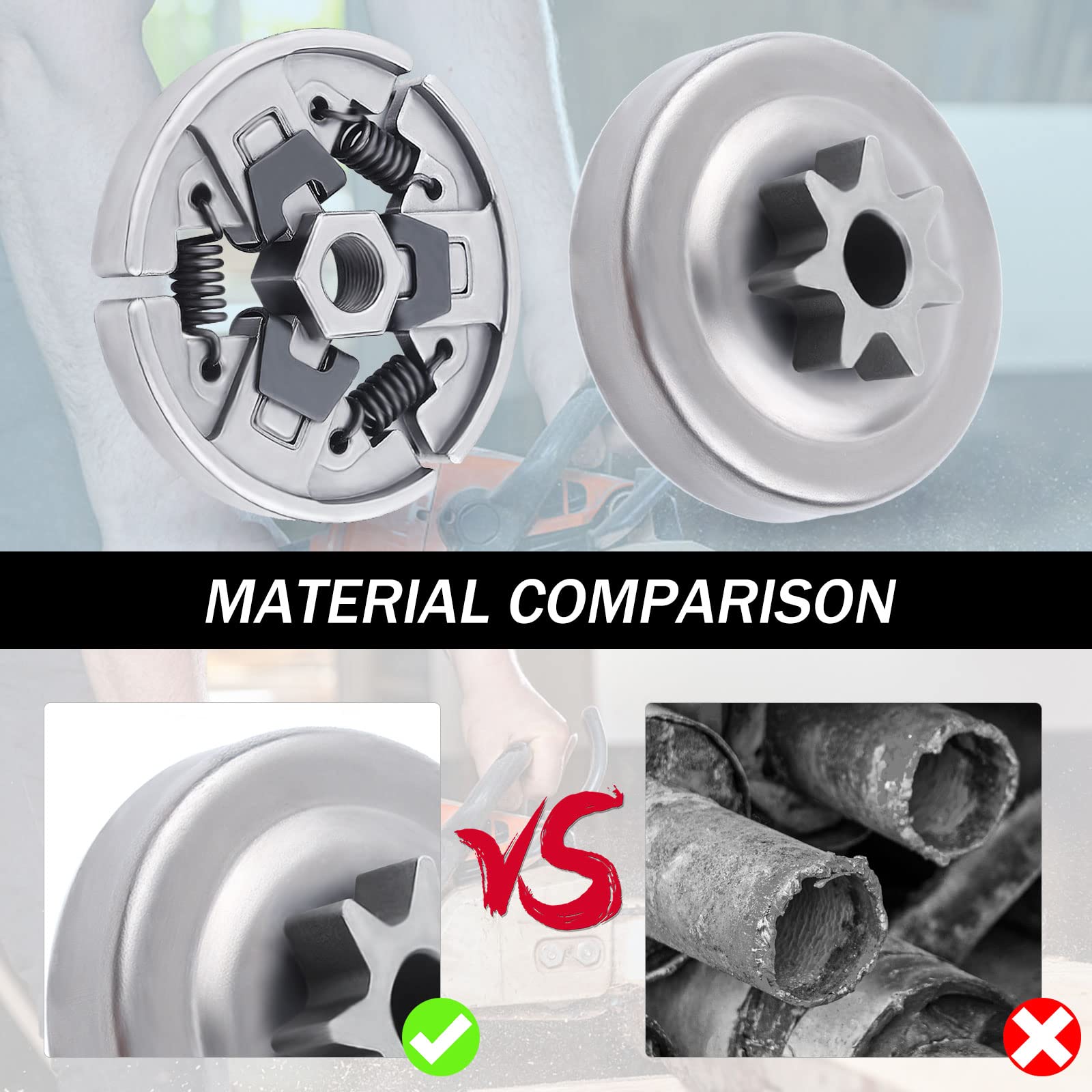 Adefol worm gear included for consistent torque and clutch engagement
