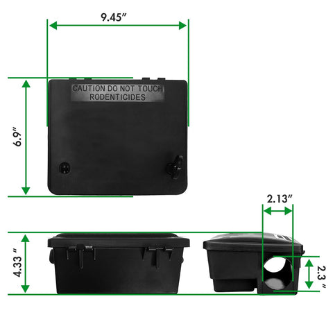 ADERFIA large capacity accommodates multiple rodents in one station