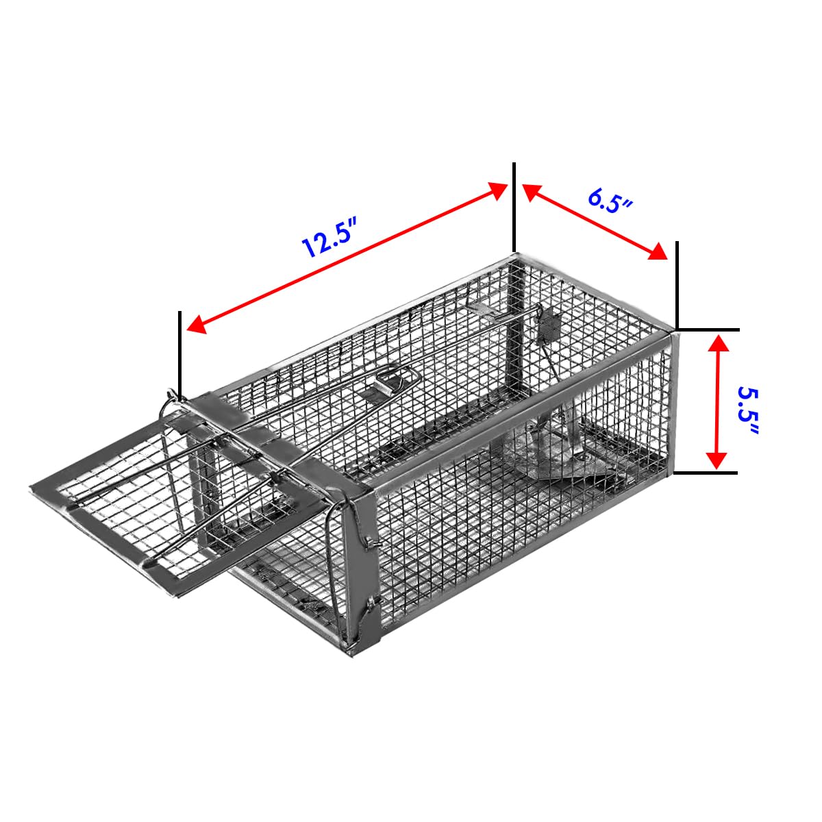 ADERFIA live-trap close-up showing smooth edges for animal safety.