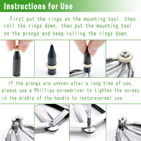 ADGYULB mounting tools help beginners mount rings easily.