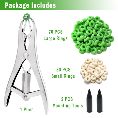 ADGYULB packaging includes pliers, rings, and mounting tools.