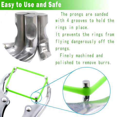 ADGYULB ring clamp detail shows grooved claw preventing slips.