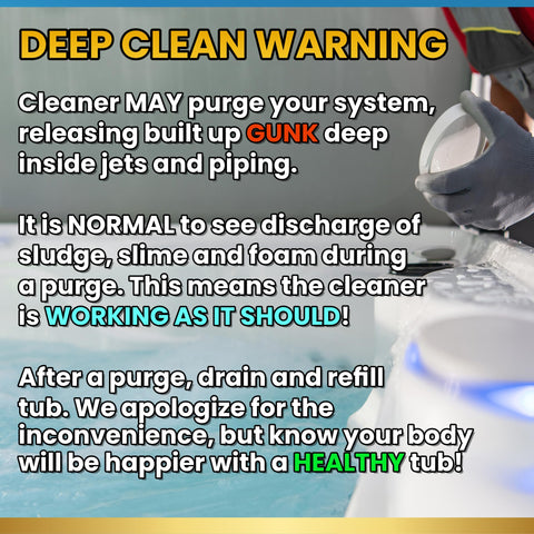 ADIOS! 3-in-1 Spa Cleaner 16oz bottle shown for easy dosing