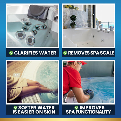 ADIOS! hot tub season-long protection for months of deposit control.