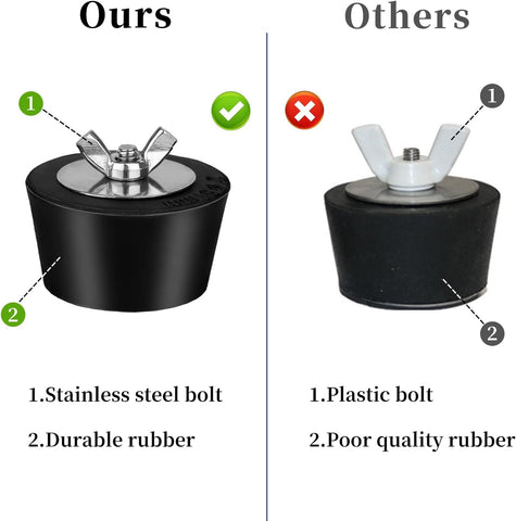 ADKUN plug with stainless screws for corrosion resistance