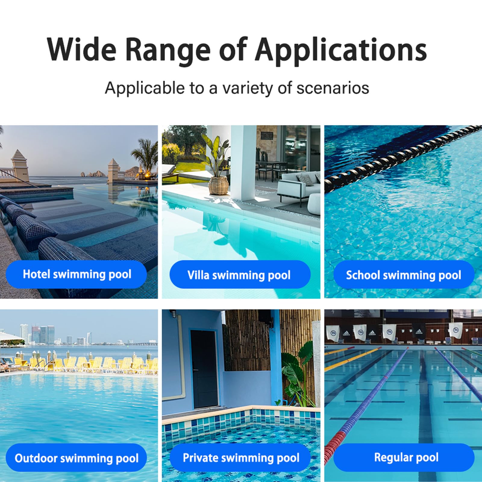 ADKUN solution for aboveground and inground pool use