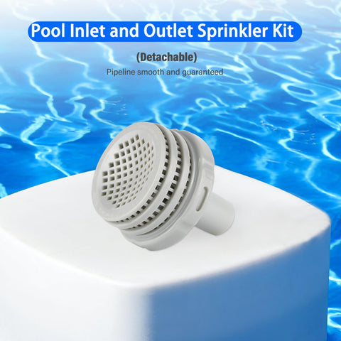 ADKUN tool-free installation for pool jet components