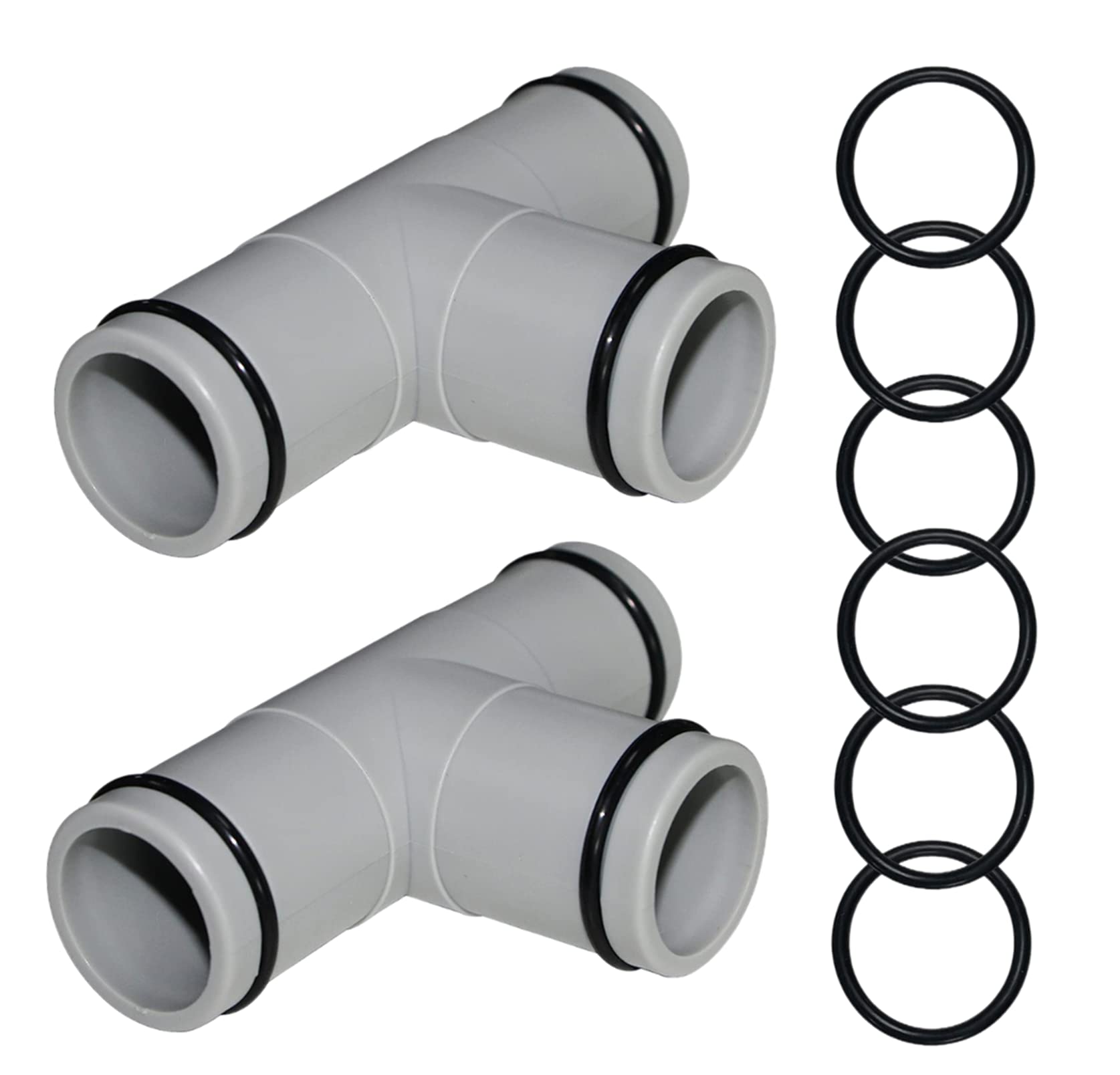 ADKUN tee joint 1-1/4 inch hose connector secures pool pump connections with reliable fit