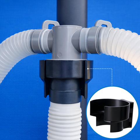 Adnee above-ground pool accessory bracket supports durable pool setup