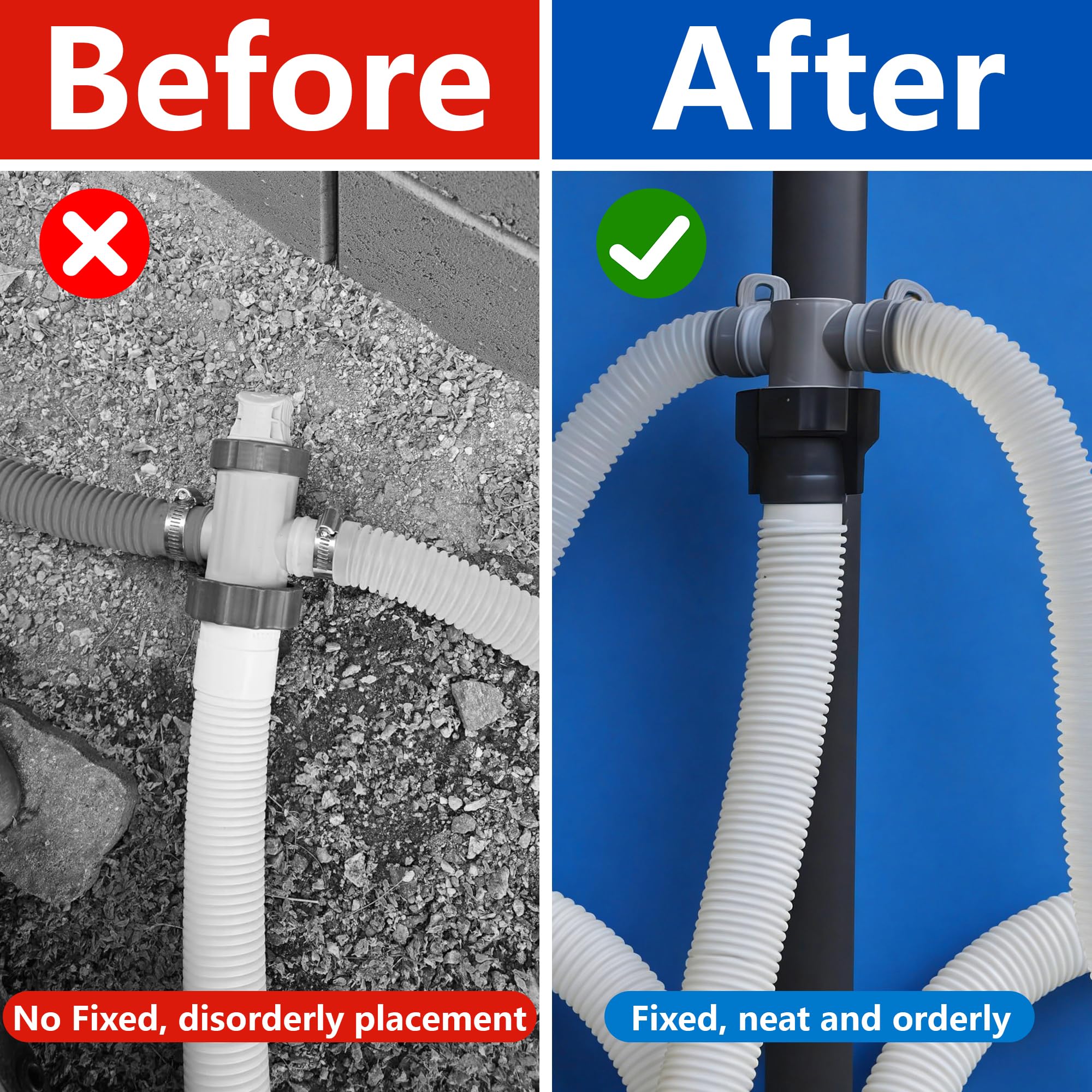 Adnee ABS plastic pool bracket offers UV and corrosion resistance