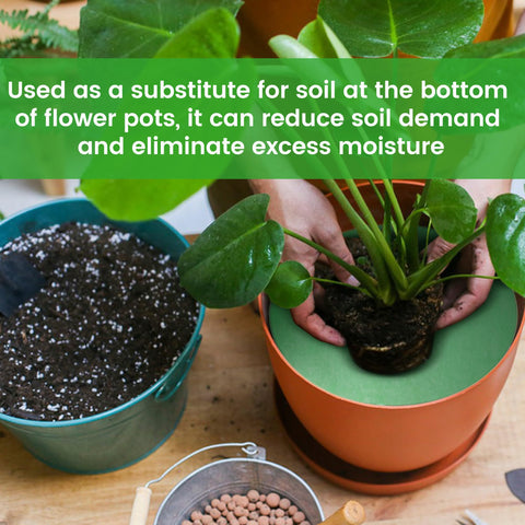 Adnee planter filler mats easy to trim and install