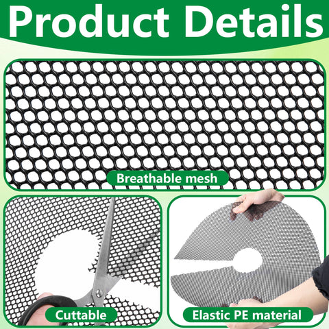 Adnee plant guard close-up shows durable PE material with weather resistance.