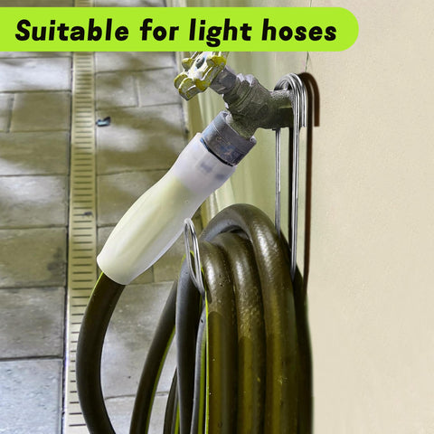 Adnee 44 lbs capacity keeps light hoses securely stored when not in use.