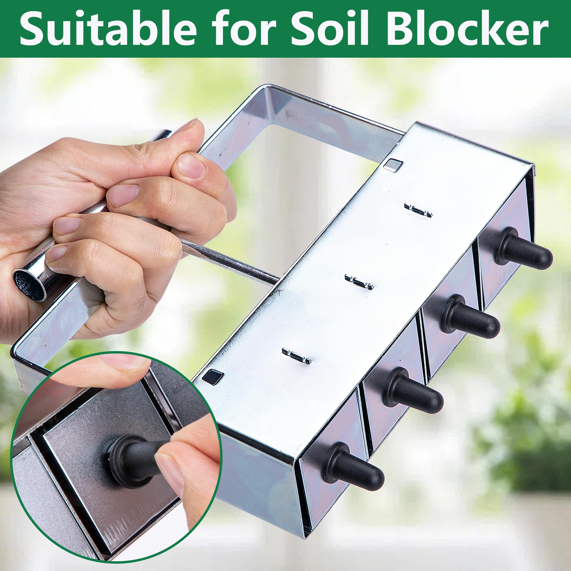 Adnee 0.9-inch dowel seed pins support larger seeds.