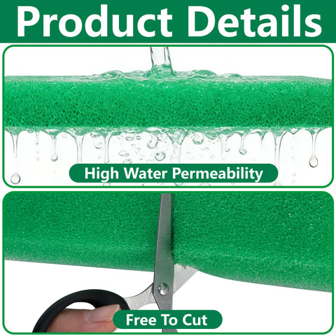 Adnee planter filler polyurethane material, durable and easy to cut for custom fits.
