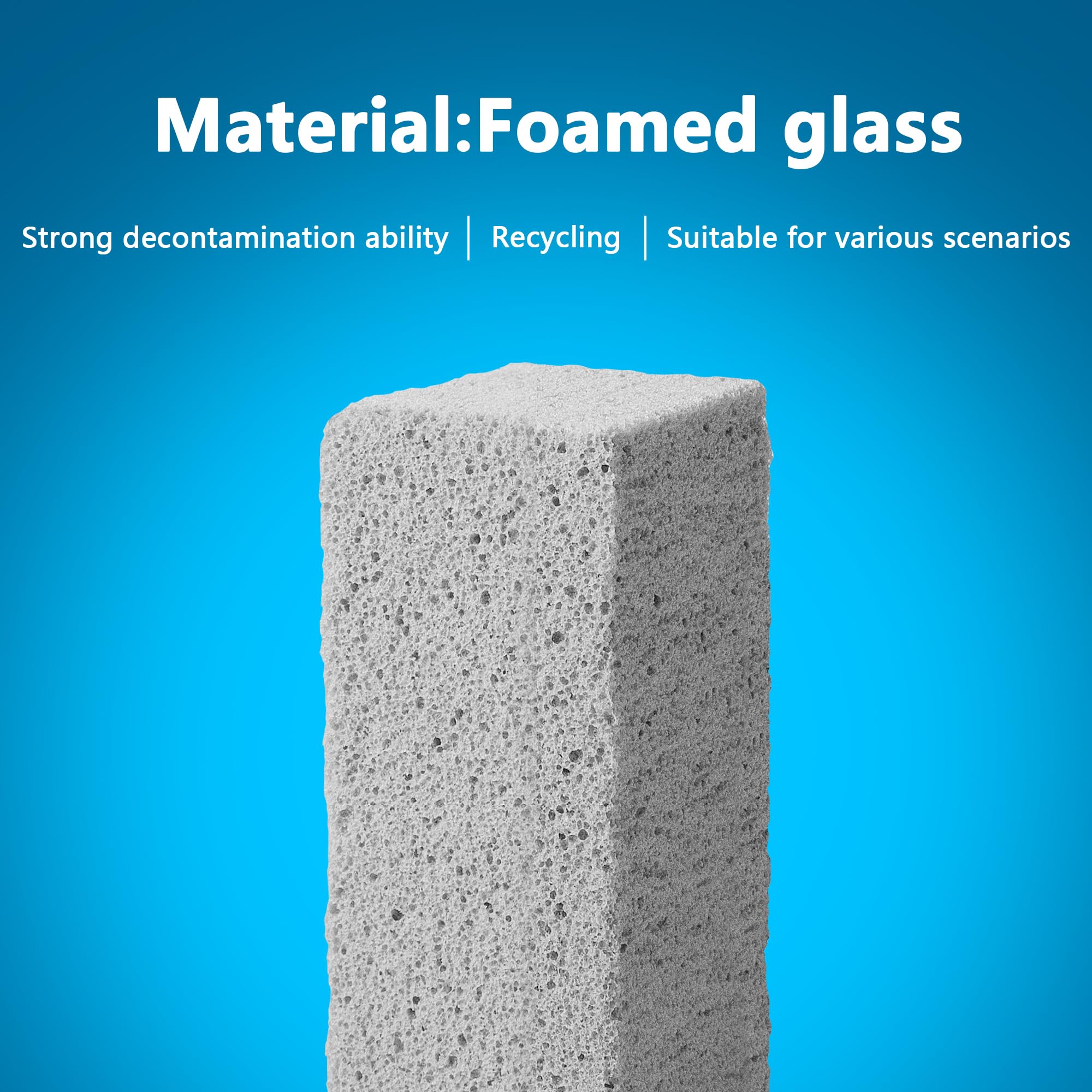 Adnee pool pumice stone for concrete cleaning restores rough surfaces