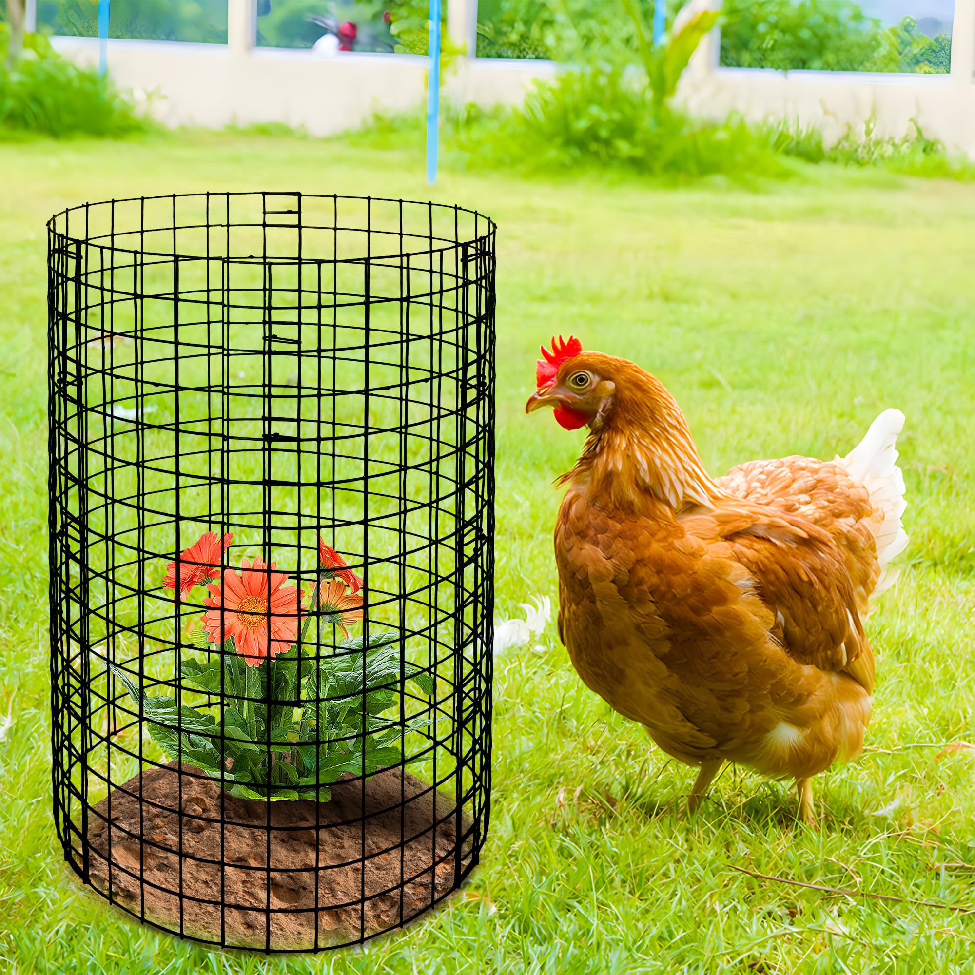 Adnee garden protection lets light reach plants while guarding against nibbling.